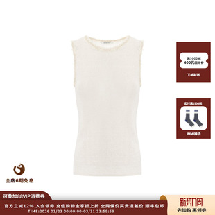 CONCISE 设计师品牌 WHITE 简白26SS 背心 毛边无袖 现货