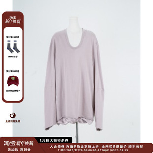 25AW 设计师品牌YOEYYOU 假两件直身T恤JULY 新品