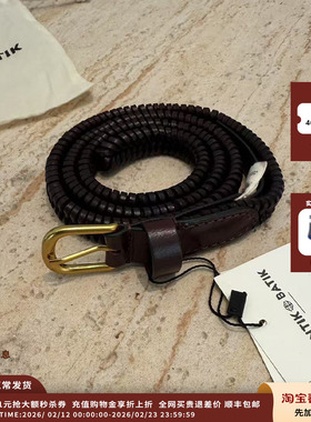 【现货】设计师品牌ANTIK BATIK 25SS 编制腰带JULY