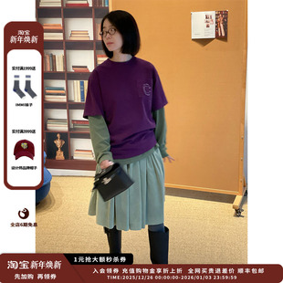 25AW设计感百搭纯色T恤JULY 设计师品牌COEMES 现货