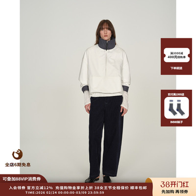 【现货】设计师品牌ICE DUST 25PF格纹拼接套头卫衣JULY