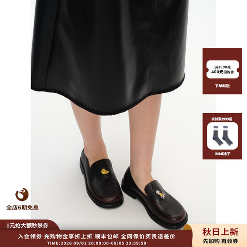 SHORTSENTENCE26AW刺绣乐福鞋