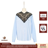 JULY 25AW蕾丝混纺衬衫 现货 设计师品牌PUSHBUTTON