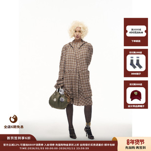 【设计师品牌PEPPERMIER】25SS格纹法兰绒柔软罩衫JULY