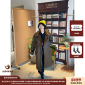 现货 设计师品牌IMMI 25AW 拉贡半卷翻领长大衣 MWEFWLCO0802X