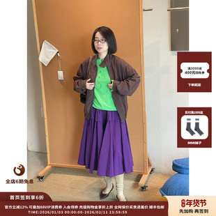 【现货】设计师品牌AETHER HAZE 25AW 高腰A字伞裙JULY