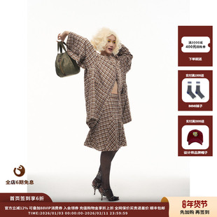 【设计师品牌PEPPERMIER】25SS格纹法兰绒柔软半裙JULY