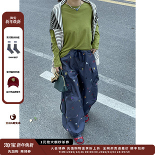 裤 25PF印花工装 设计师品牌ASYUS JULY 现货