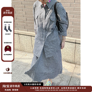 25SS复古廓形双口袋衬衫 设计师品牌OIIORIRI JULY 现货