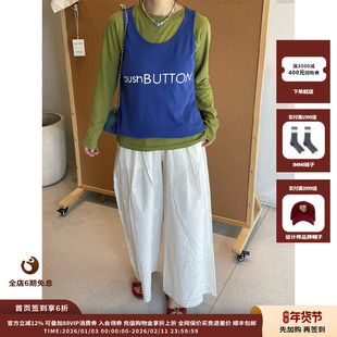 【现货】设计师品牌PUSHBUTTON 25PF胶囊标志背心JULY