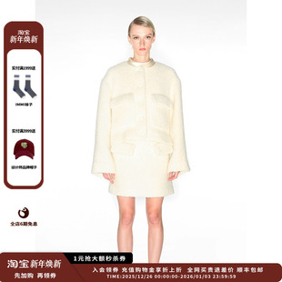 24AW现货圈圈长毛呢口袋夹克短外套MWDFWWJK0653X IMMI 现货