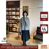 现货 设计师品牌IMMI25AW羊绒双面可拆围巾夹克MWEFWWJK1099X