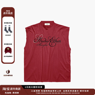 现货 水洗无袖 设计师品牌 25AW 上衣 ETHOR