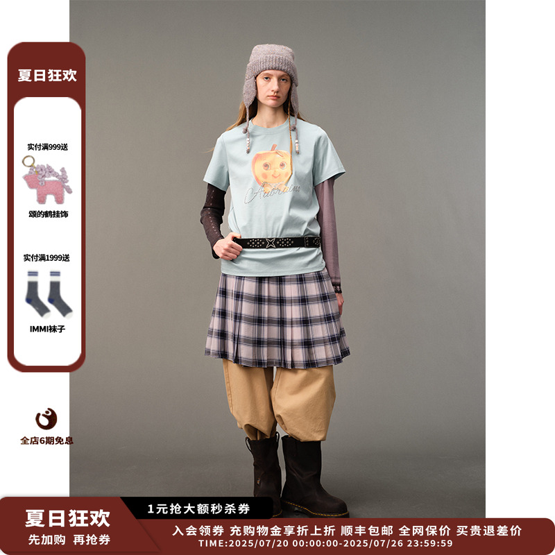 【新品】设计师品牌AUBRUINO 25AW苹果娃娃T恤JULY