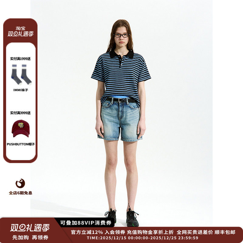 LC25AW经典牛仔短裤JULY