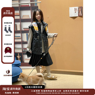 25AW错位感倒T型棉服马甲JULY 设计师品牌YOEYYOU 现货