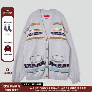 26早春胶囊系列 设计师品牌FAFAMOON 条纹费尔岛大开衫 现货