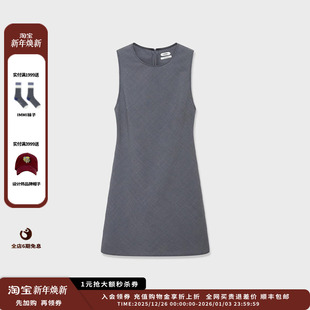 25PF羊毛斜裁背心连衣裙MWEFWWDS0262X 设计师品牌IMMI 现货