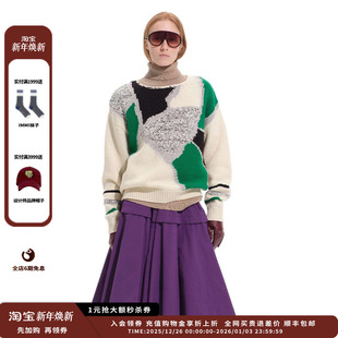 HAZE 设计师品牌AETHER 25AW设计感百搭多色毛衣JULY 现货