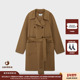 现货 品牌IMMI 25AW 羊绒双面呢双排扣腰带大衣 MWEFWWCO1098X