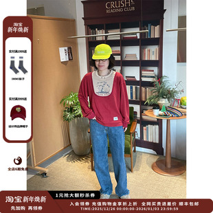 现货 26春夏 设计师品牌 假两件超柔长袖 GARCON