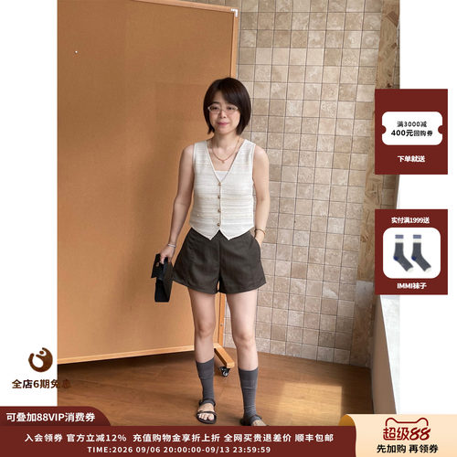 deepmoss26FW胶囊休闲短裤