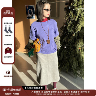 徽标印花针织上衣 25PS新品 设计师品牌pushBUTTON JULY 新品