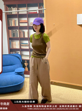 【现货】设计师品牌OIIORIRI 25AW百搭细格纹长裤JULY