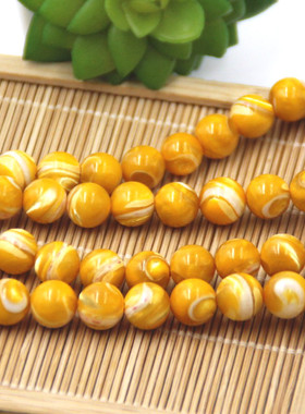 diy天然黄金色散珠