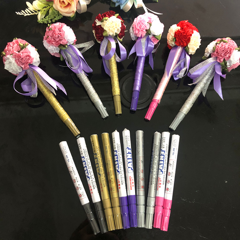 贺卡喜贴请柬婚礼到场记号笔