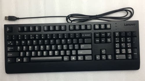 联想有线USB商用拆机正品键盘SK-8827 罗技代工 高键帽 代替0225