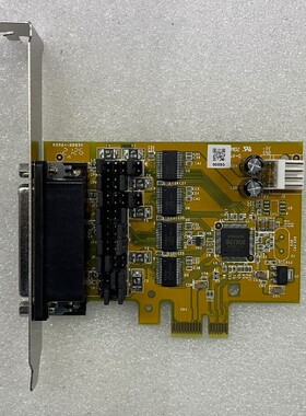 联想PCIE4四串口卡银行pos打印机9-1-4线 5v12v供电 6456LV