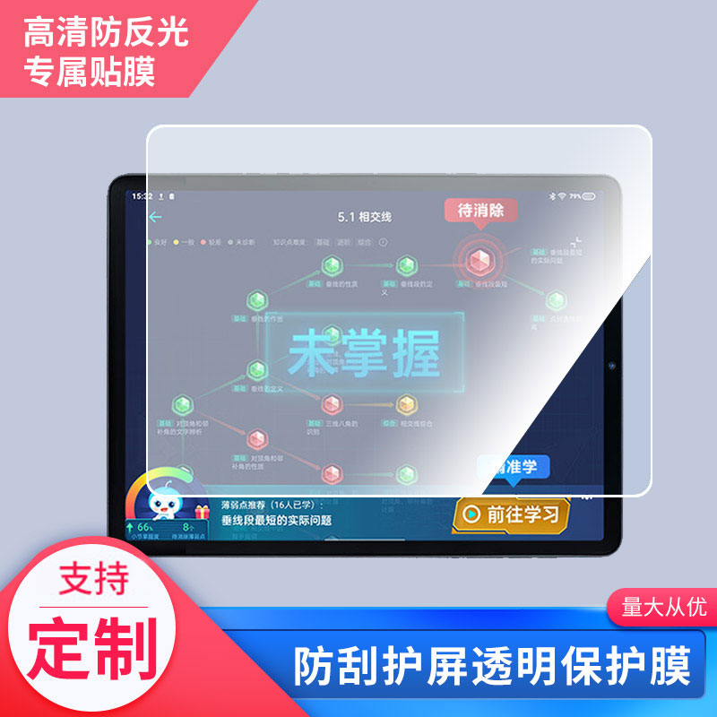 适用于步步高X3/S8/A7/A6/A8学习机屏幕贴膜软性钢化膜防蓝光护眼膜书写类纸膜高清防刮膜磨砂膜图片