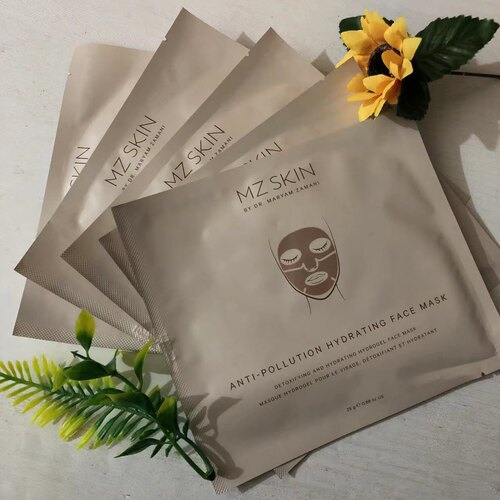 现货 英国mzskin 大粉脸面膜一盒五片 亮白 保湿 抗污染 改善暗沉