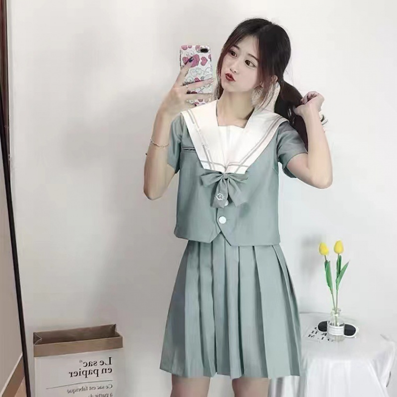 日系正统JK制服裙茉莉琉璃二本软