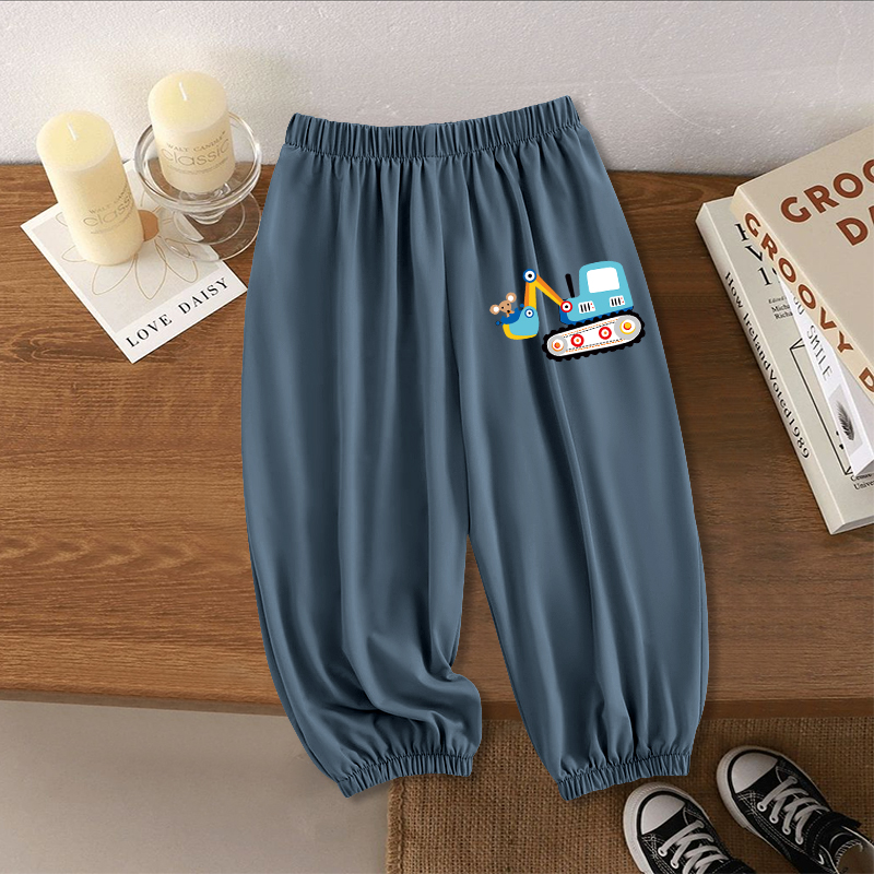 2025新款夏季薄款男女童速干束脚裤百搭宽松裤洋气休闲裤爆款长裤