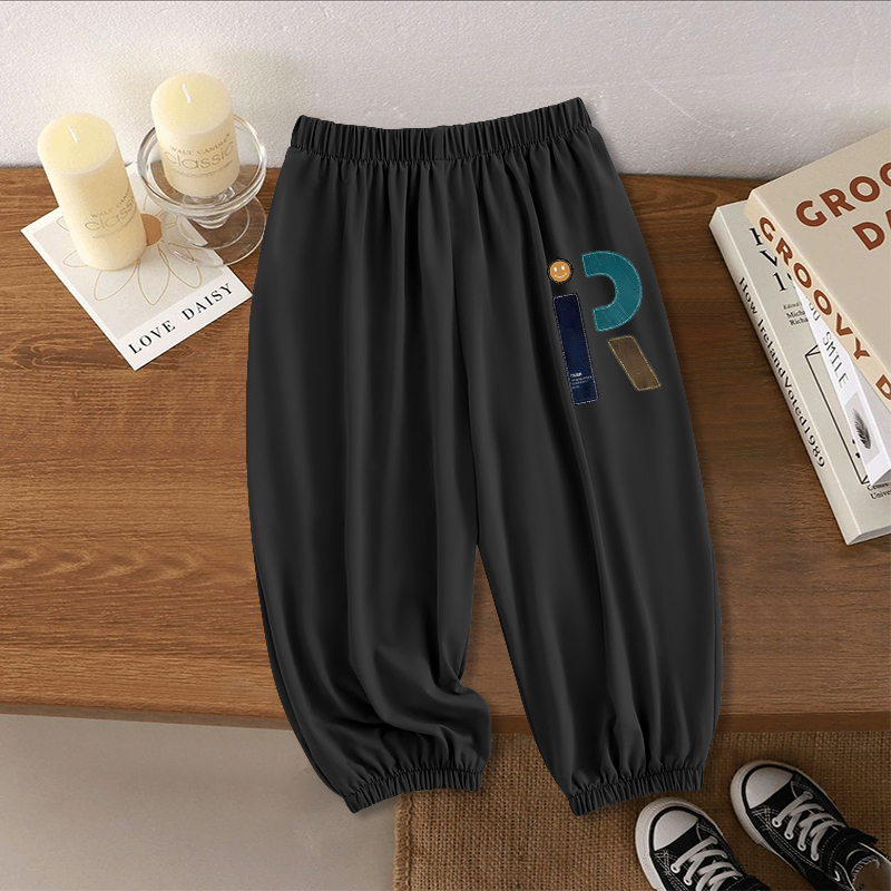 男童速干裤子夏薄款凉感透气儿童夏装防蚊裤大童男孩夏季休闲长裤