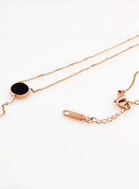 2024年新款流苏圆盘锁骨链不掉色