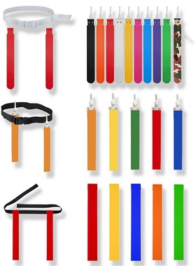 橄榄球腰旗 Flag football空气扣魔术贴腰旗个性定制团队腰旗定制