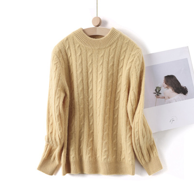 女童加厚羊毛衫毛衣2025冬季新款