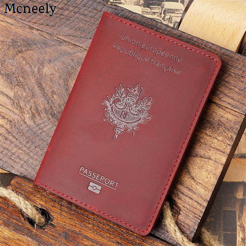 FRANCE PASSPORT COVER法国版真皮护照套  护照包 证件包 登机卡