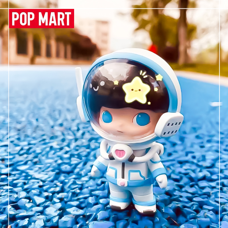 popmart泡泡玛特 dimoo太空旅行系列盲盒娃娃宇航员火箭喵星宇宙