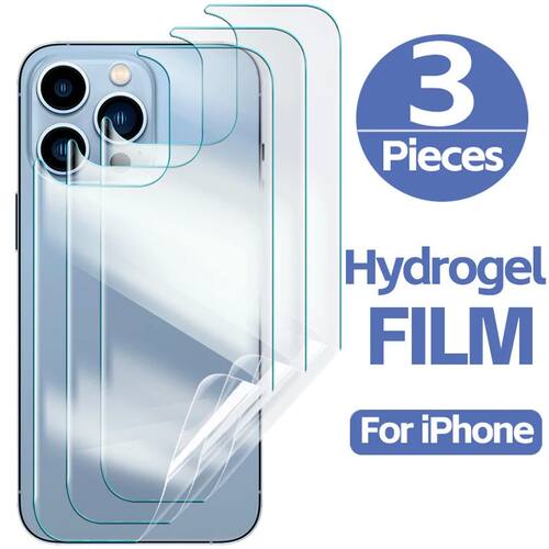 1/2/3Pcs Back Screen Protective Film For iPhone 16 Pro Max P