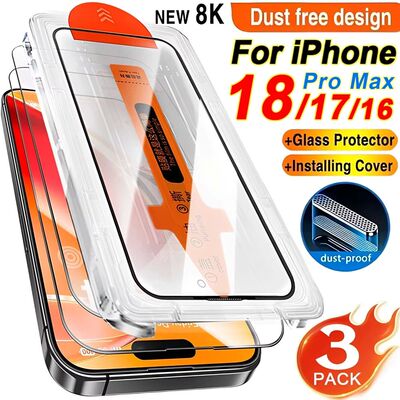 Dust Free Easy Installation Screen Protector For iPhone 16 1