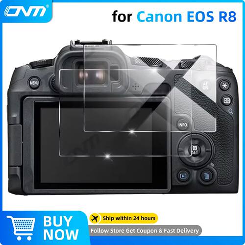 2PCS Tempered Glass for Canon EOS R8 R7 R6 Mark II R50 R10 R