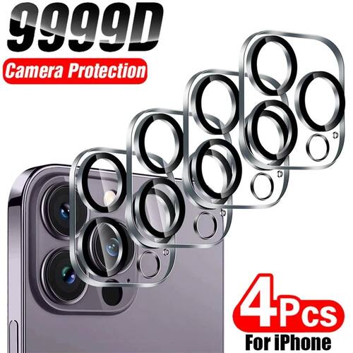 4PCS HD Back Camera Glass Protectors For iPhone 13 11 12 14 Pro Max Lens Protective Glass on iPhone