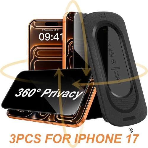 360 Degree Privacy Screen Protector for iPhone 17 Pro Max 17