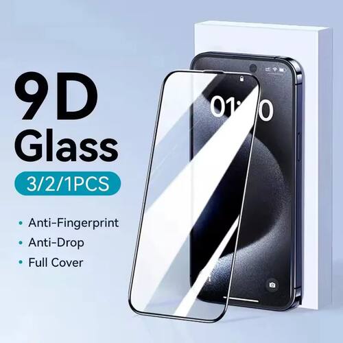 1/2/3Pcs HD Glass Screen Protector for iPhone 16 15 14 13 12