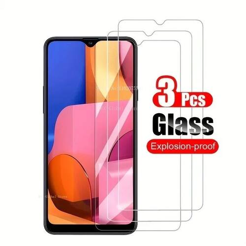 3Pcs Highly transparent tempered protective glass For Samsun