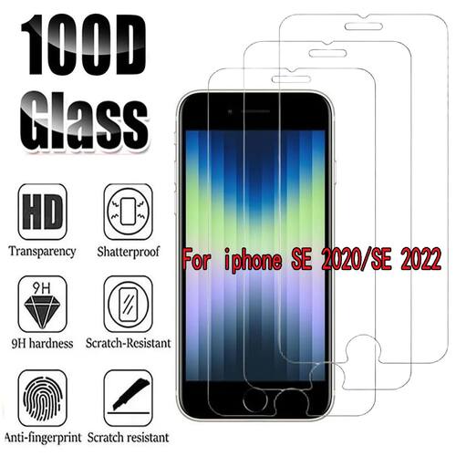2/4Pcs HD Tempered Glass For iPhone SE 2020 /SE 2022 9H Scre